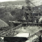 Construction of Buford Dam